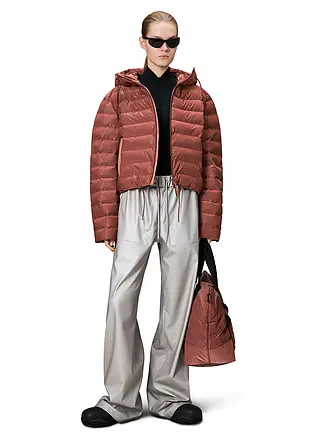 RAINS | Steppjacke LOHJA SHORT PUFFER JACKET | orange